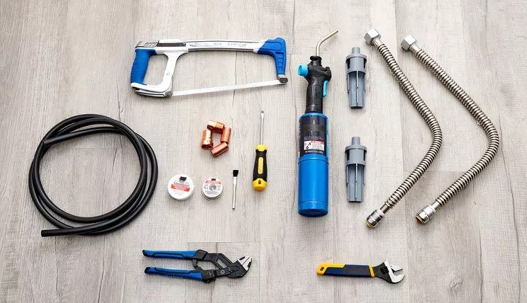 kit de herramientas para instalar descalcificadores